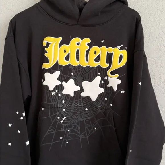 Jackets & Coats | Sp5der Jeffery Hoodie Black | Poshmark